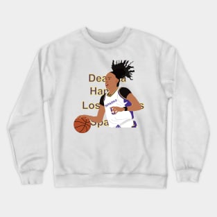 Dearica Hamby with the ball in hand Crewneck Sweatshirt